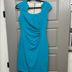 Calvin Klein Turquoise Mini Dress